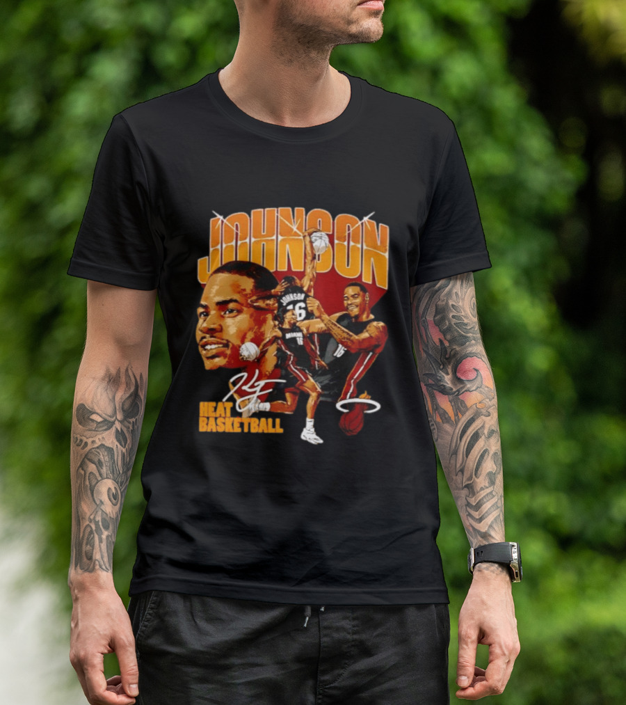 Johnson Heat Basketball Keyonte Johnson Miami 16 T-Shirt