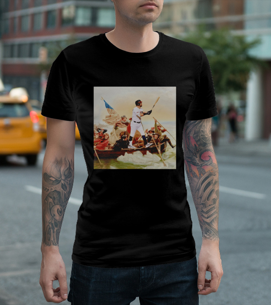 Kyle Schwarber USA Baseball Team Washington Crossing The Delaware T-Shirt