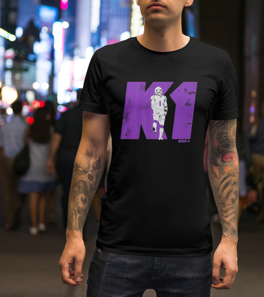 Kyler Murray K1 Purple Football Minnesota Player T-Shirt