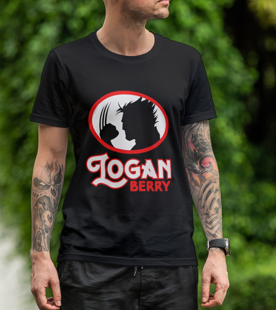 Logan Berry Marvel Wolverine Silhouette Claw T-Shirt