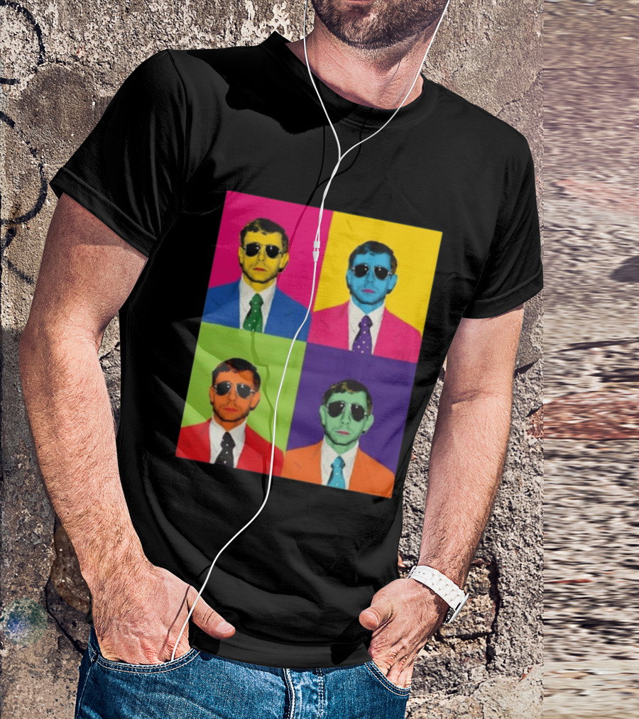 Mike Vining Pop Art Style Multicolor T-Shirt