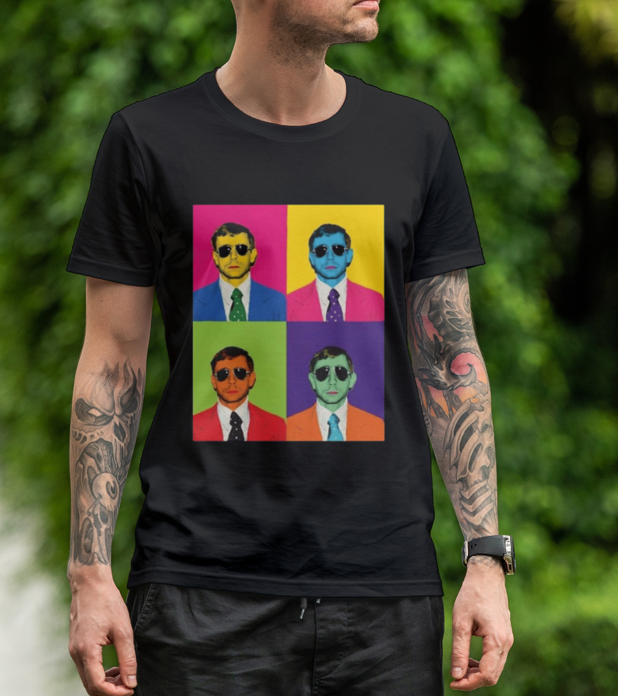 Mike Vining Pop Art Style Multicolor T-Shirt
