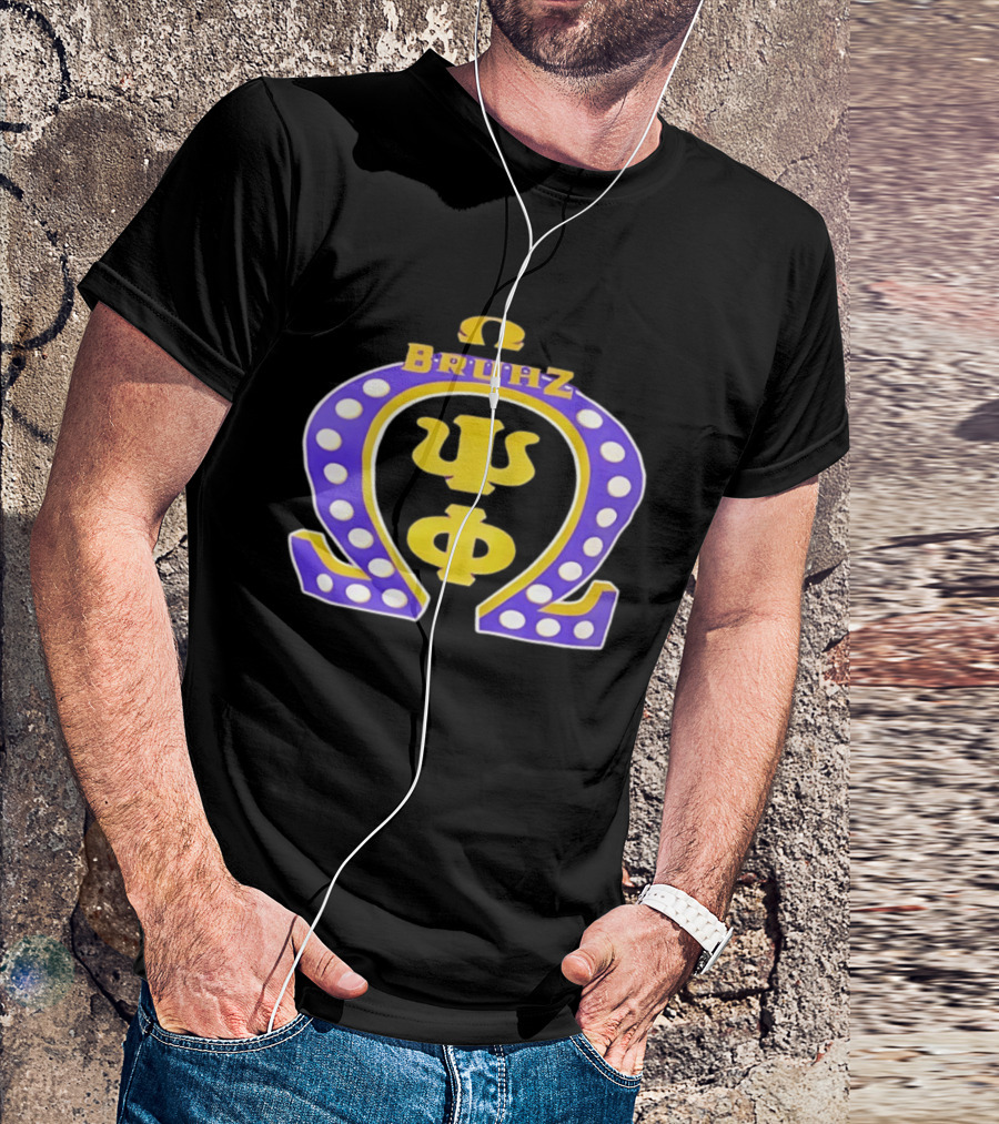 Omega Psi Phi Bruhz Greek Letters T-Shirt