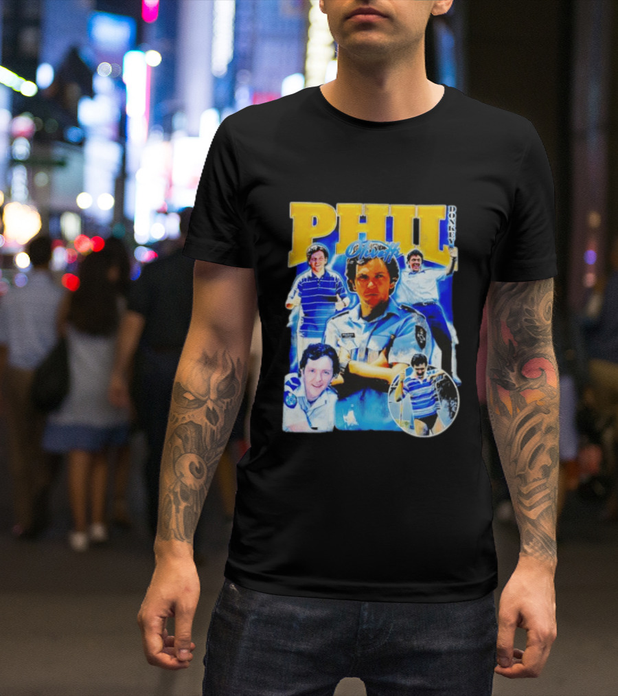 PHIL Olivetti We Can Be Heroes Australia Mockumentary Series T-Shirt