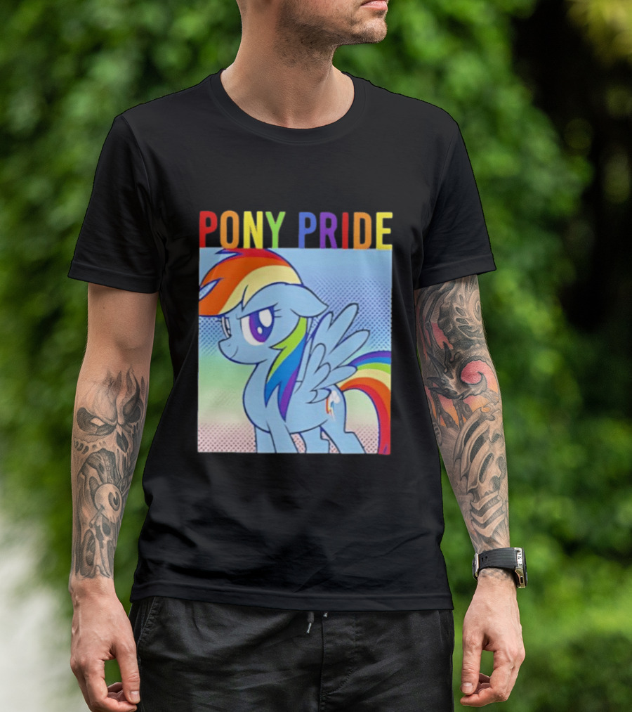 Rainbow Dash Pony Pride My Little Pony Rainbow T-Shirt