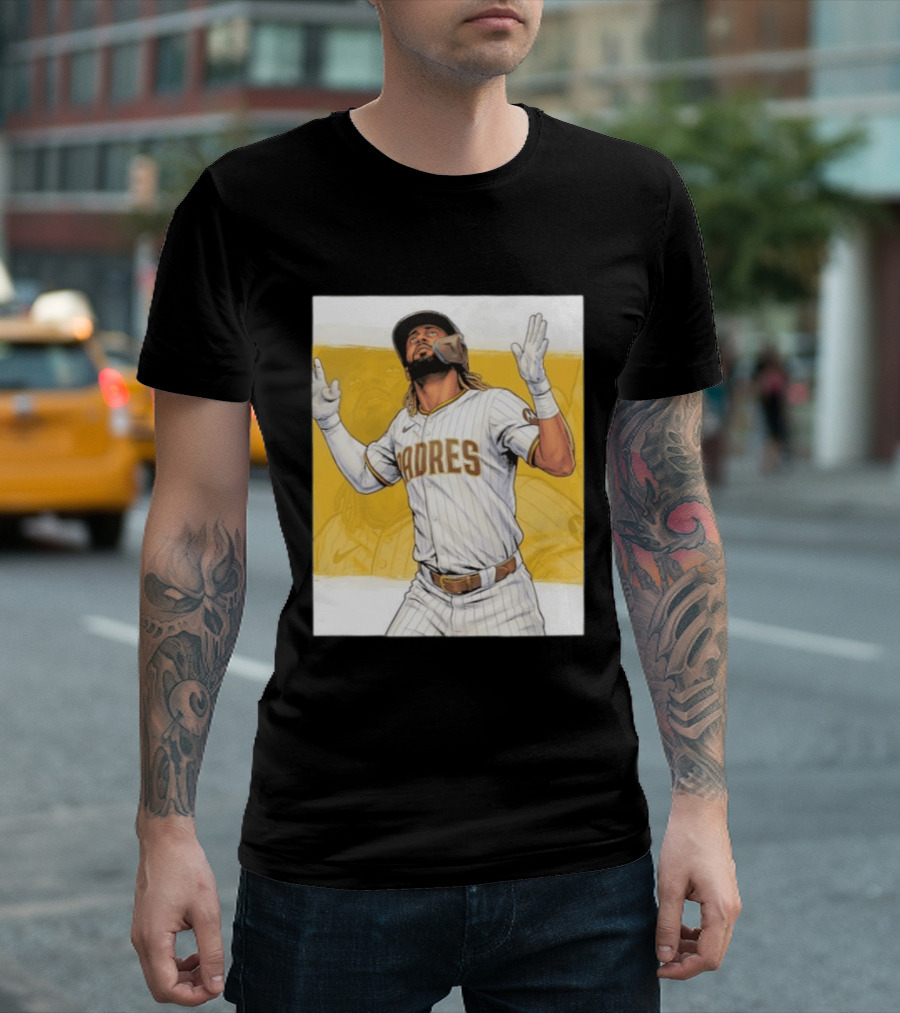 San Diego Padres Fernando Tatis Jr Nike MLB Baseball Player T-Shirt