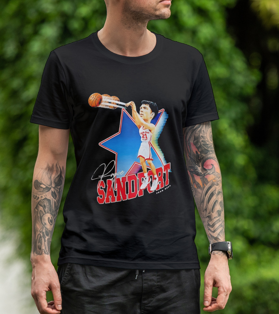 Pryce Sandfort Nebraska Cornhuskers Basketball Star Player 21 T-Shirt