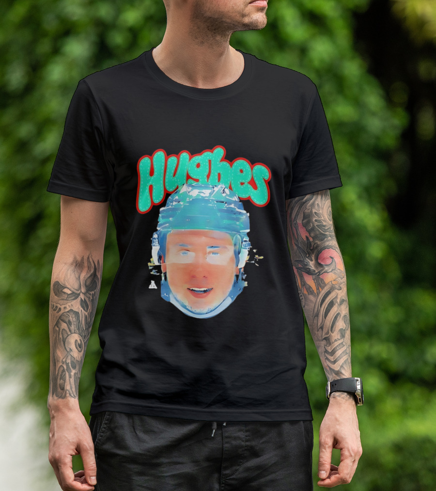 Quinn Hughes 43 Hughes Minnesota Wild Big Head 2026 T-Shirt