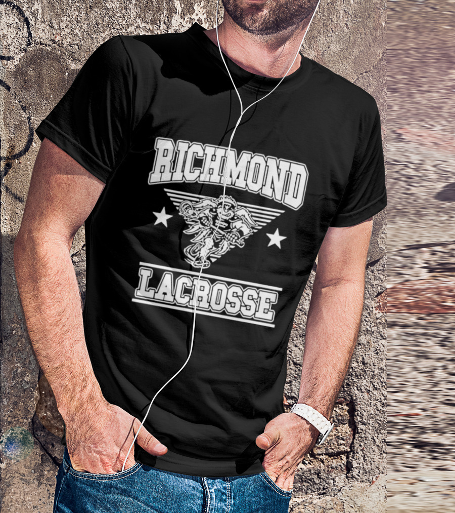 Richmond Lacrosse Vintage Motocross Star Racer T-Shirt