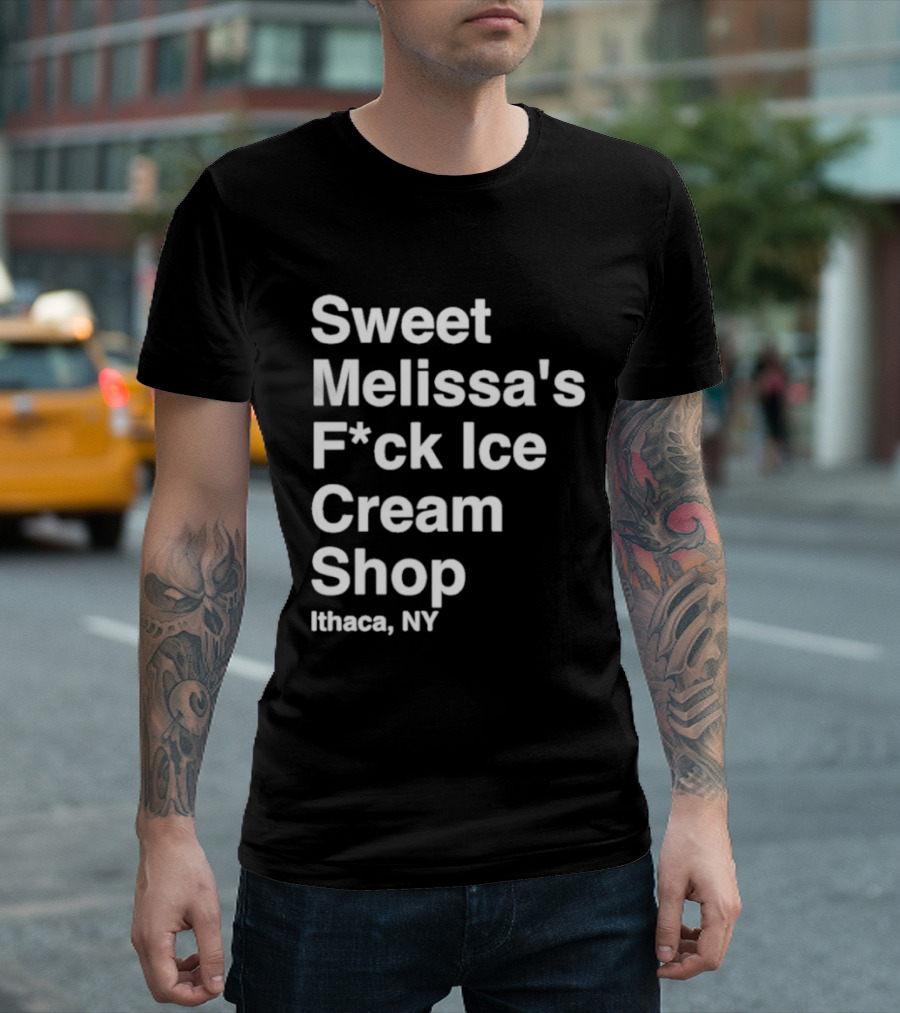 Sweet Melissa's F*ck Ice Cream Shop Ithaca NY T-Shirt