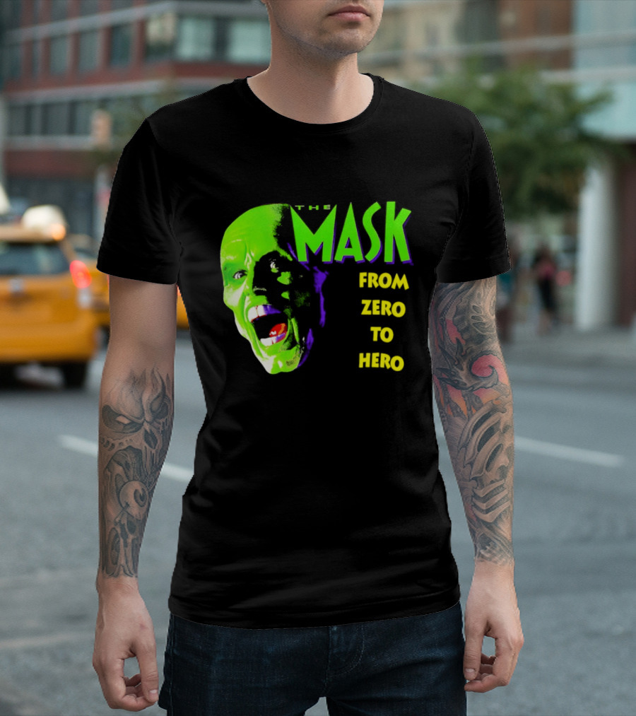 The Mask Movie From Zero To Hero Face T-Shirt