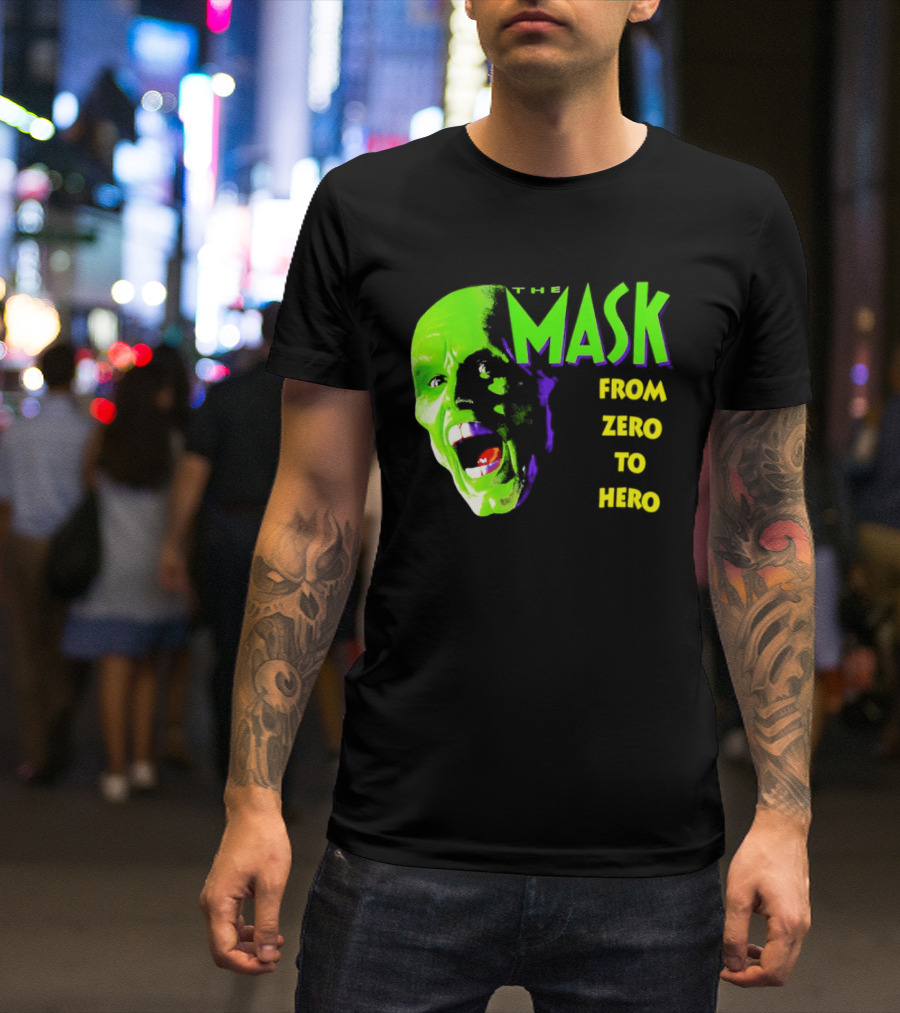 The Mask Movie From Zero To Hero Face T-Shirt