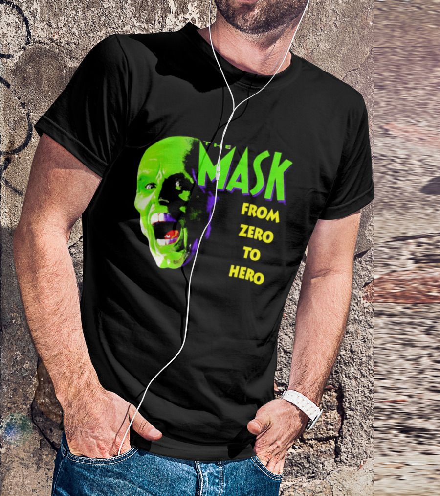 The Mask Movie From Zero To Hero Face T-Shirt