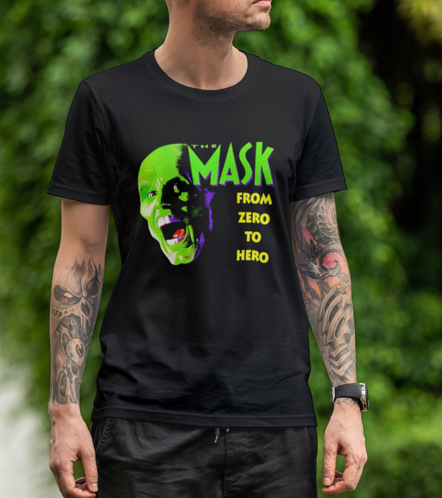 The Mask Movie From Zero To Hero Face T-Shirt