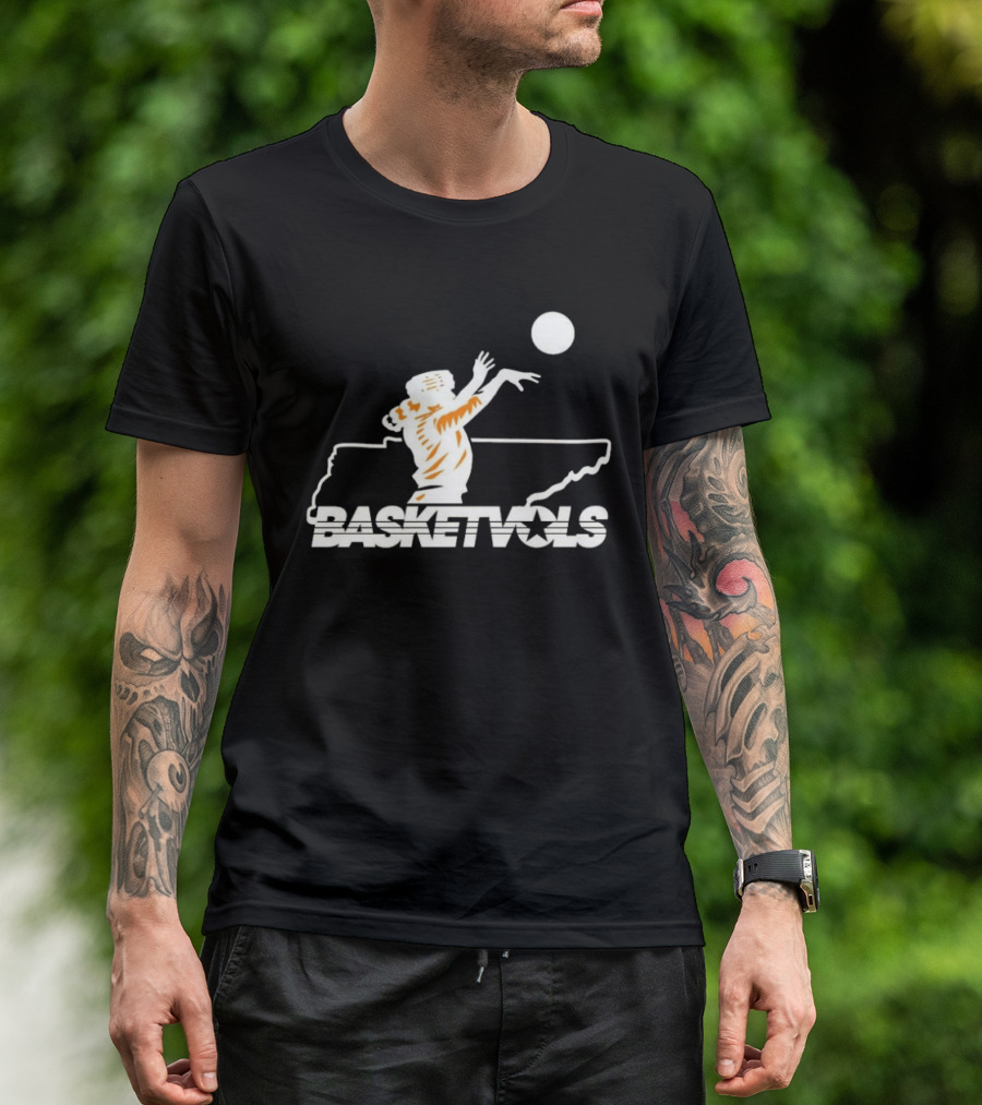 Tennessee Basketvols Jumpshot Basketball T-Shirt