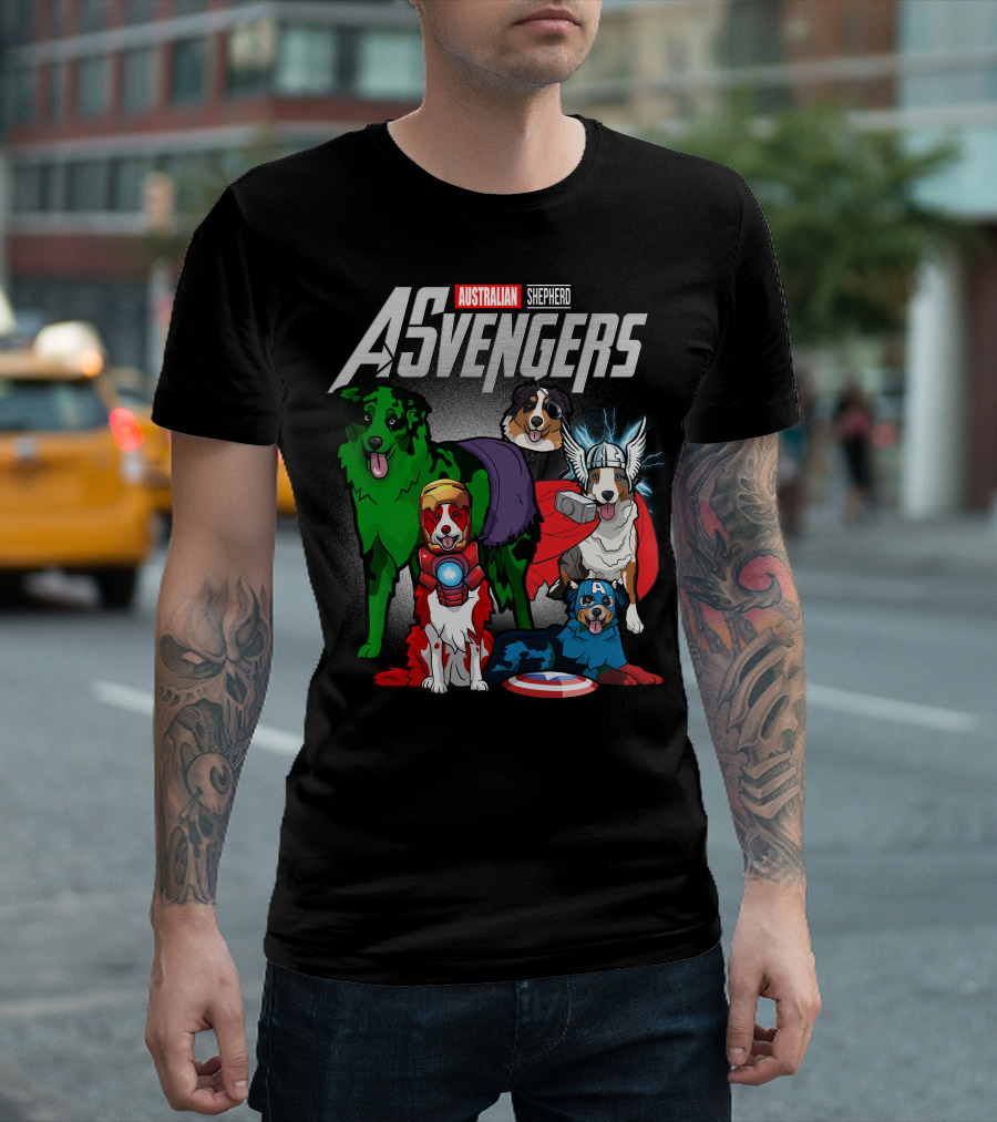 Australian Shepherd ASvengers T-Shirt