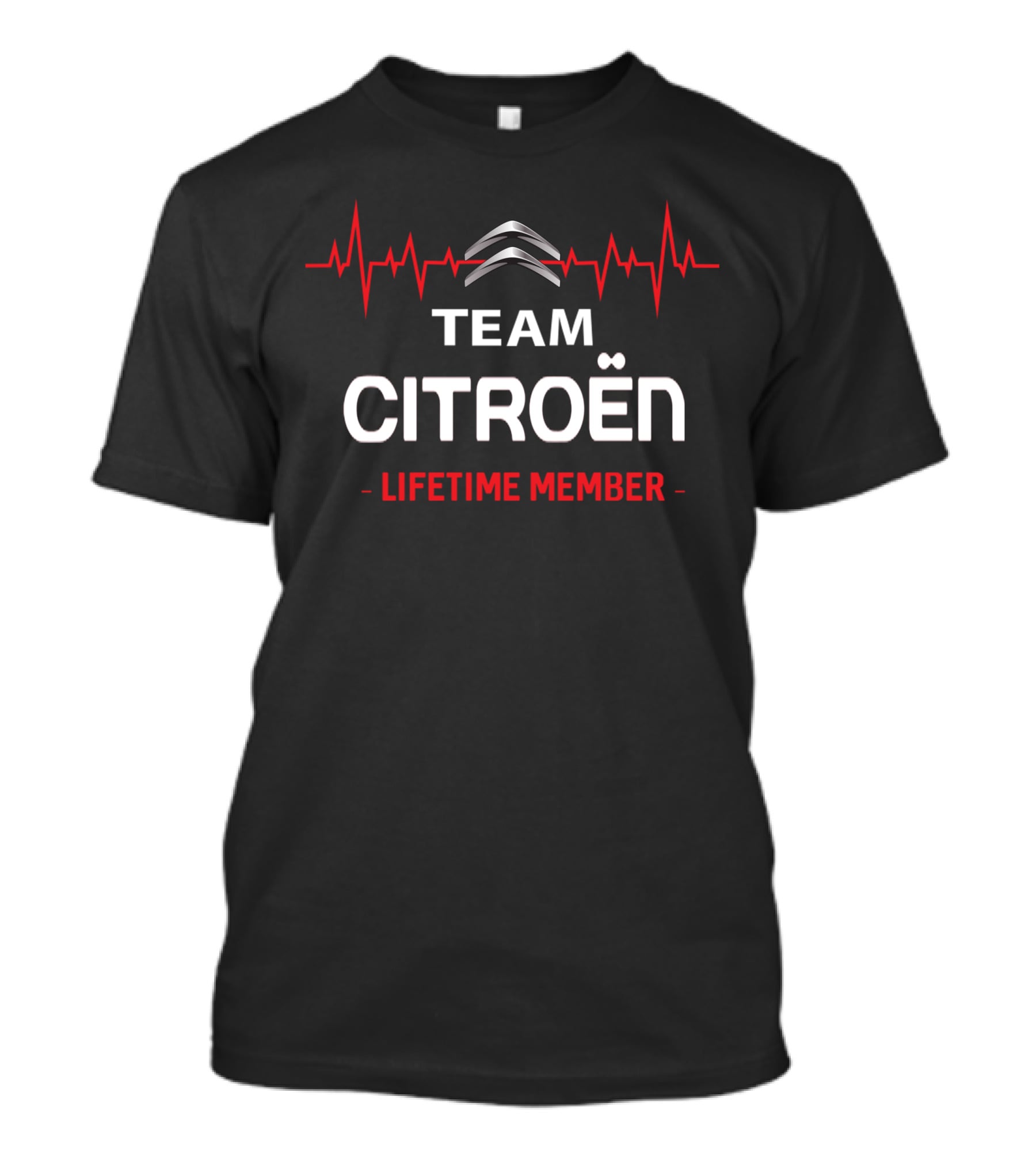 Team Citroën Lifetime Member Heartbeat T-Shirt