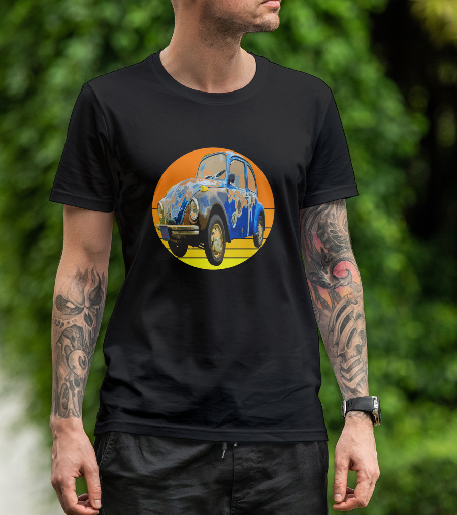 72 Super Sunset Classic Beetle Vintage Retro T-Shirt