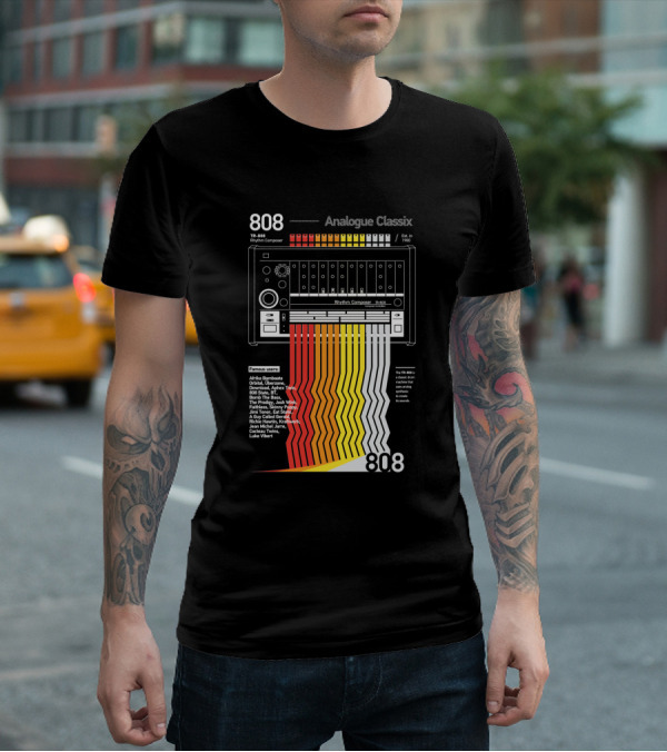 808 Analogue Classix Rhythm Composer TB-808 Famous Users Est. 1980 T-Shirt