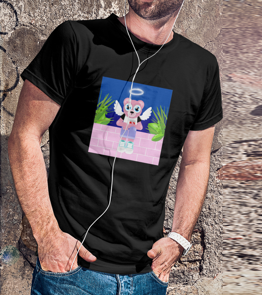 Angels Break Halo Bear With Wings 349536 T-Shirt
