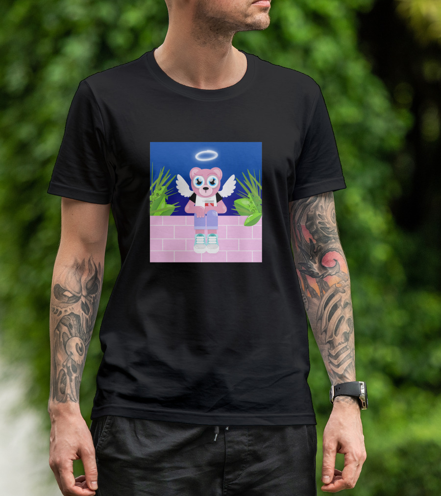 Angels Break Halo Bear With Wings 349536 T-Shirt