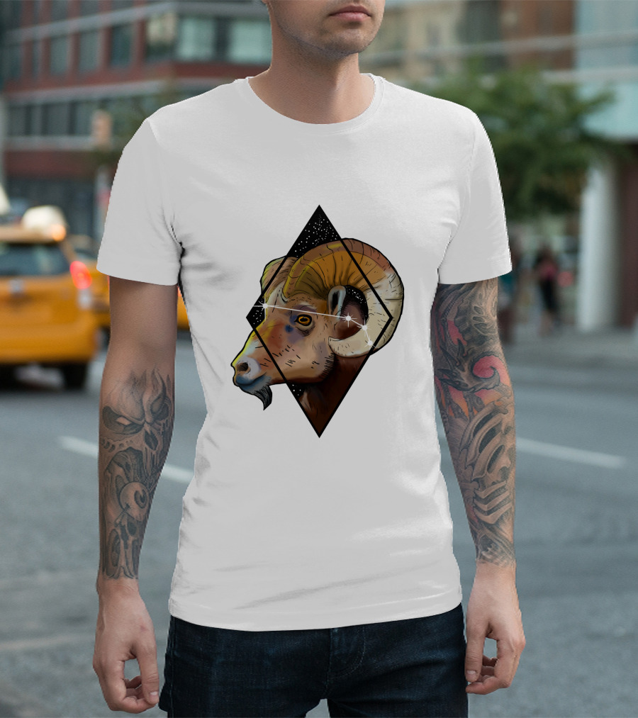 Aries Ram Starry Diamond 1041397 T-Shirt