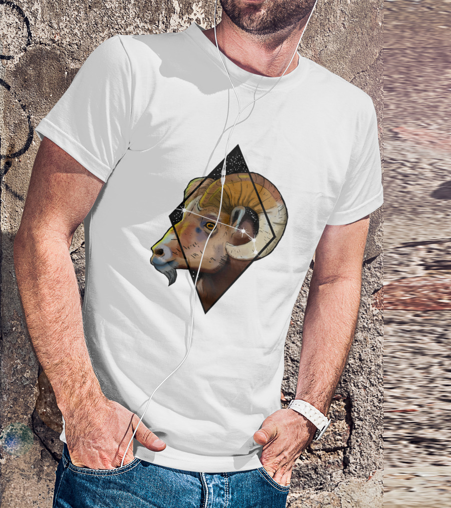 Aries Ram Starry Diamond 1041397 T-Shirt