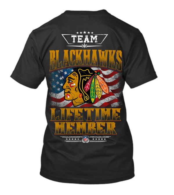 Team Blackhawks Lifetime Member T-Shirt