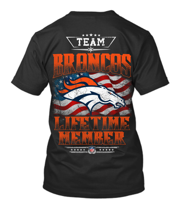 Team Broncos Lifetime Member Nfl T-Shirt