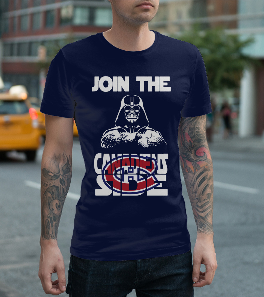 Join The Canadiens Side Montreal Canadiens T-Shirt
