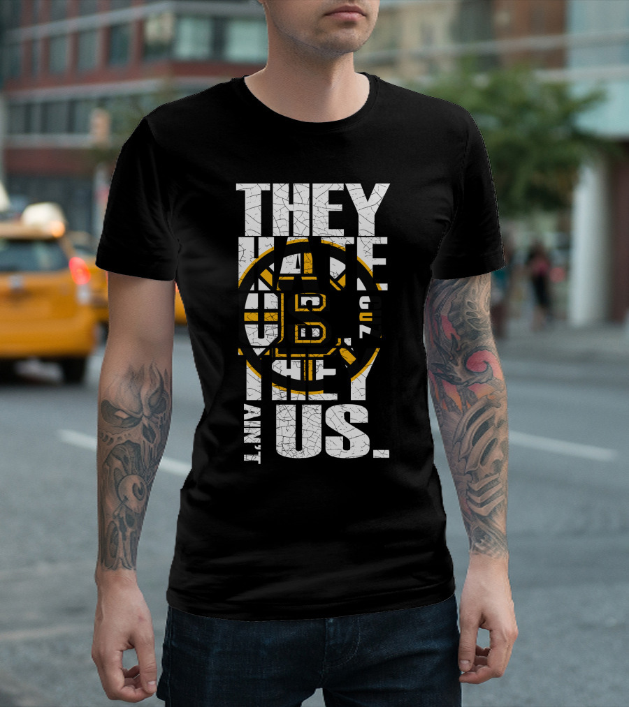 They Hate Us Boston Bruins They Ain't Us T-Shirt