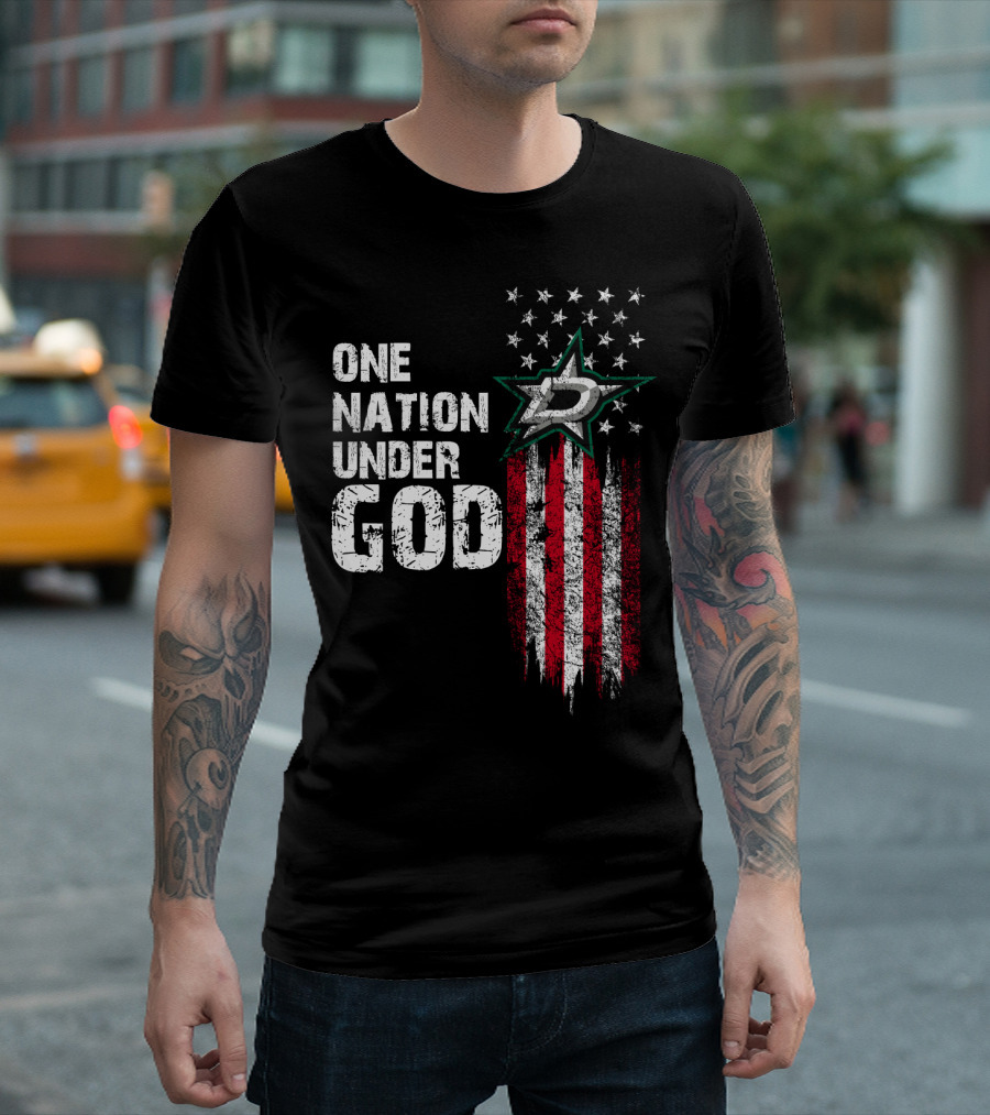 One Nation Under God Dallas Stars T-Shirt