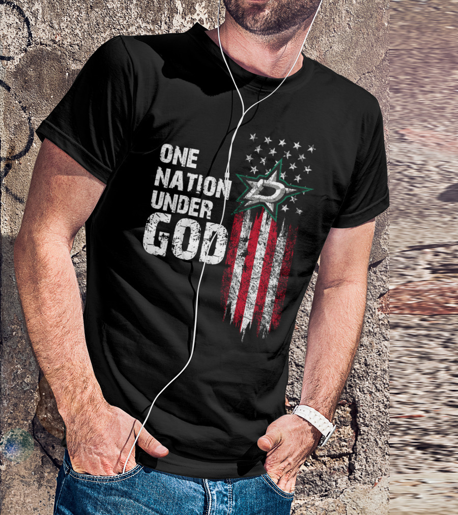 One Nation Under God Dallas Stars T-Shirt