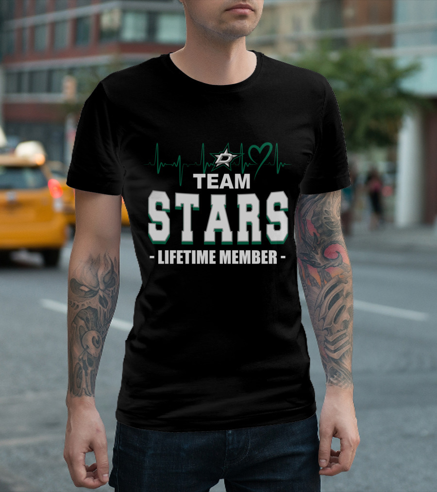 Team Stars Lifetime Member Dallas Stars T-Shirt