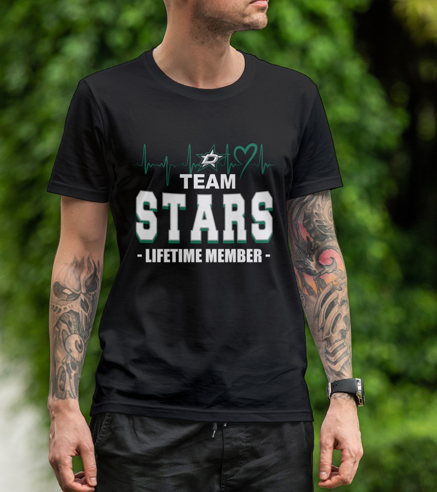 Team Stars Lifetime Member Dallas Stars T-Shirt