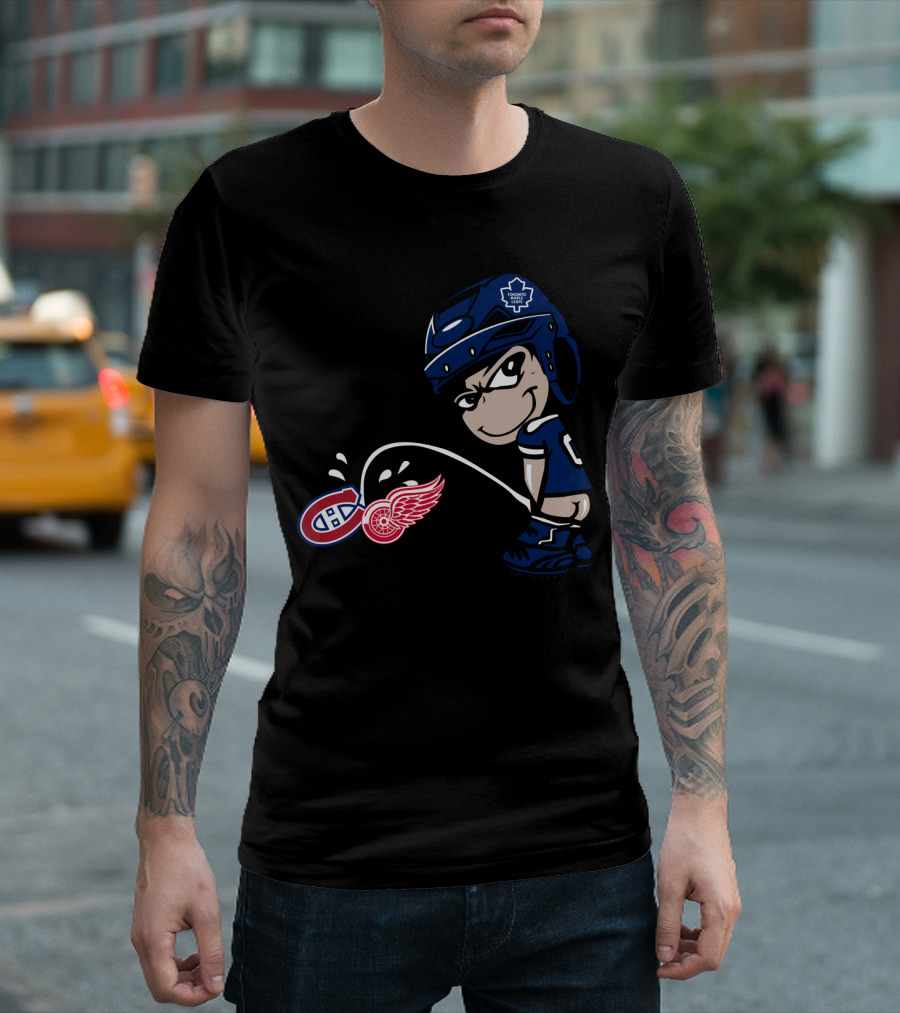 Toronto Maple Leafs Rivalry Detroit Red Wings Hockey T-Shirt