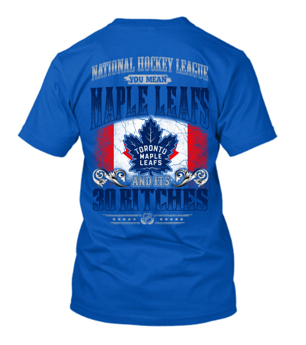 National Hockey League You Mean Toronto Maple Leafs And Its 30 Bitches T-Shirt