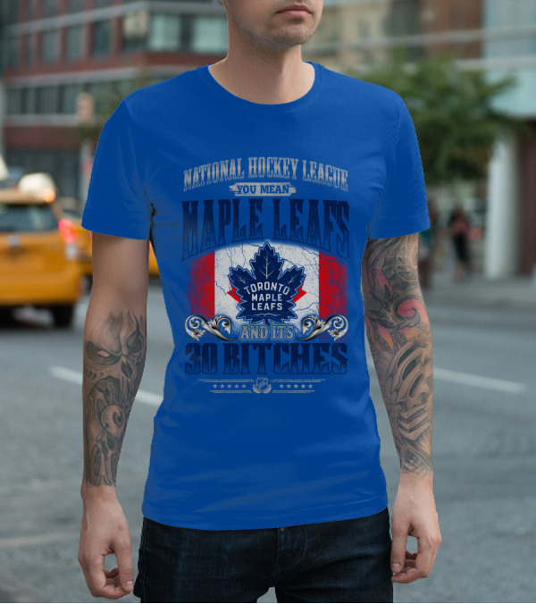 National Hockey League You Mean Toronto Maple Leafs And Its 30 Bitches T-Shirt