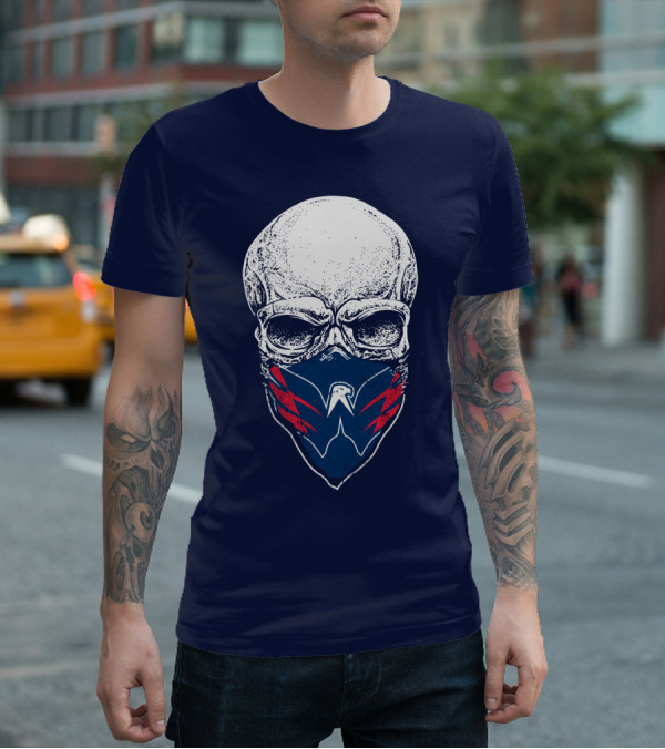 Washington Capitals Skull With Masked T-Shirt