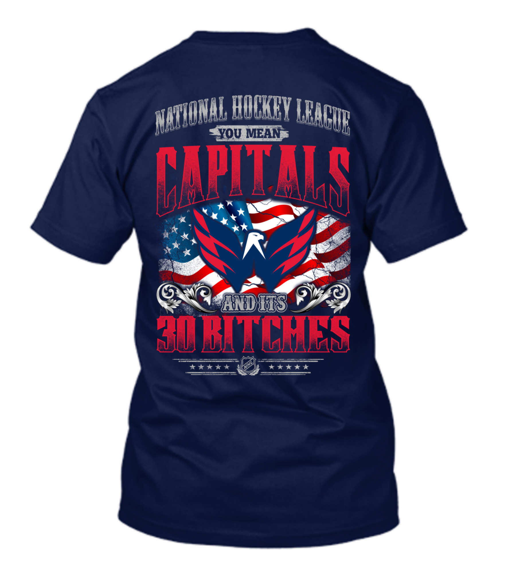 National Hockey League You Mean Capitals And Its 30 Bitches T-Shirt