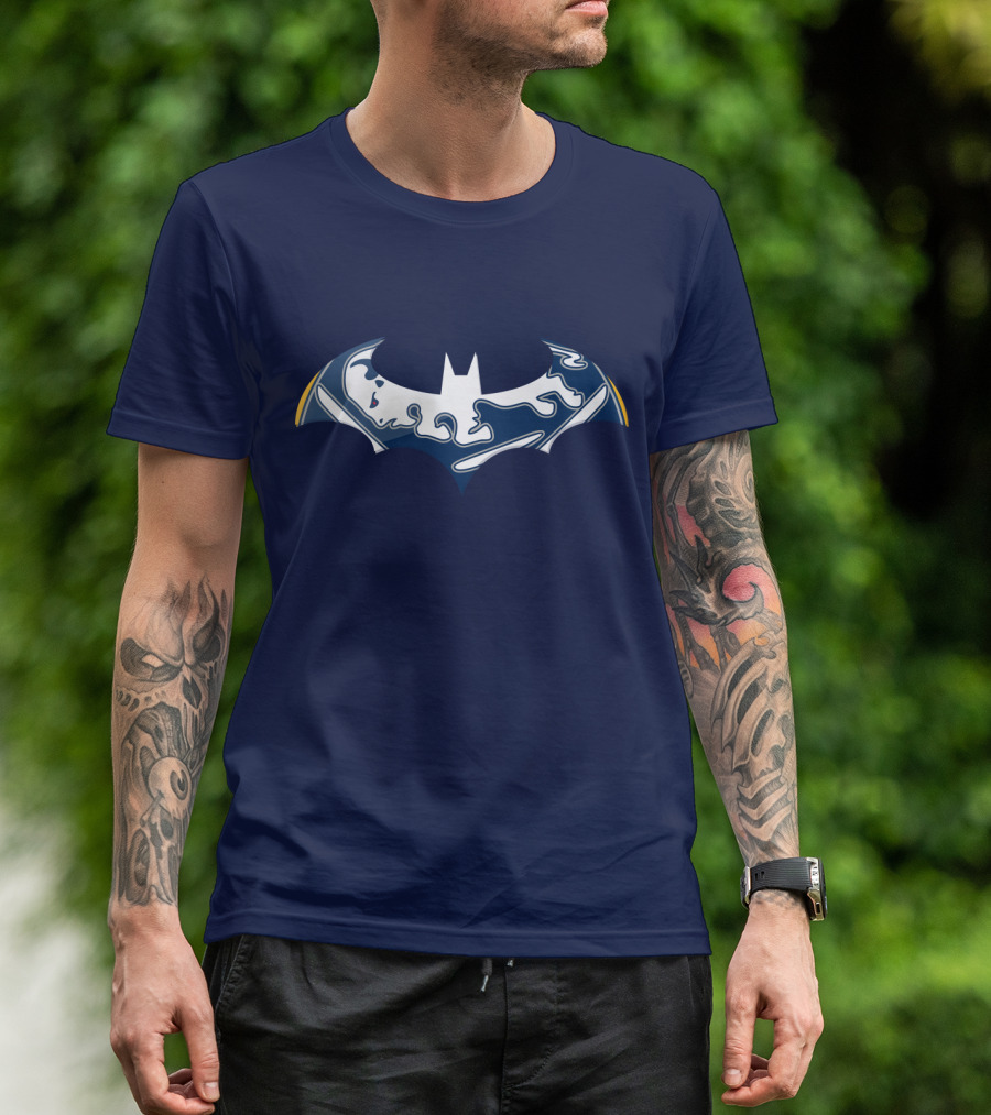 Buffalo Sabres Batman Logo Mashup T-Shirt