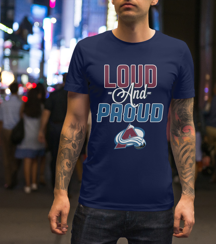 Lou D And Proud Colorado Avalanche T-Shirt