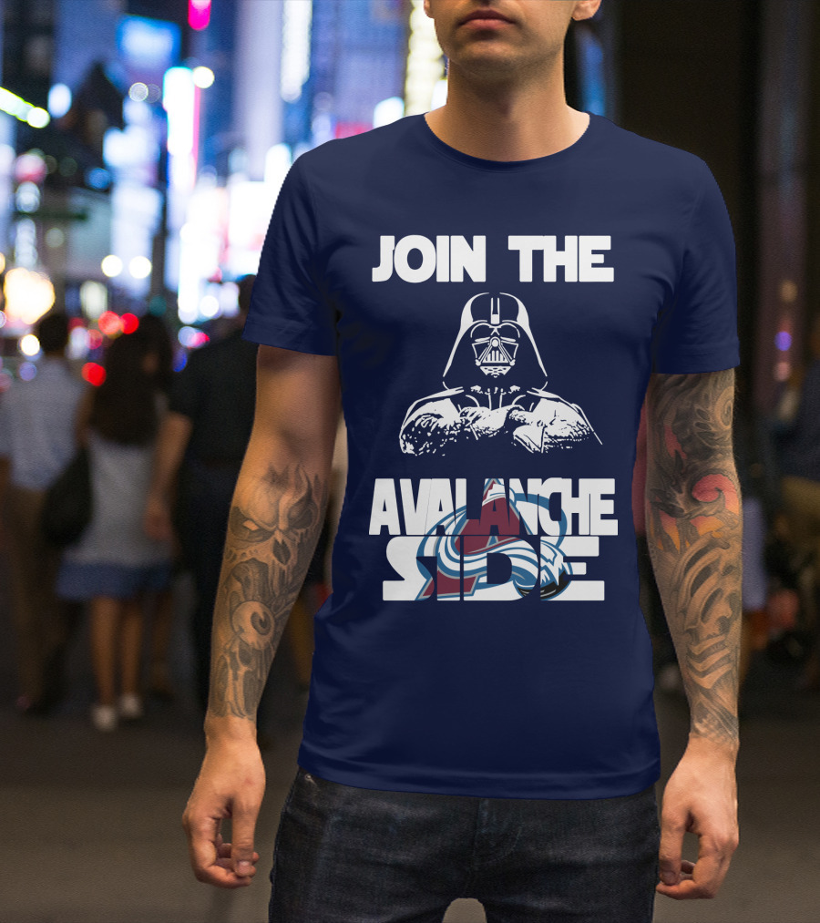 Join The Avalanche Side Star Wars Colorado Avalanche T-Shirt