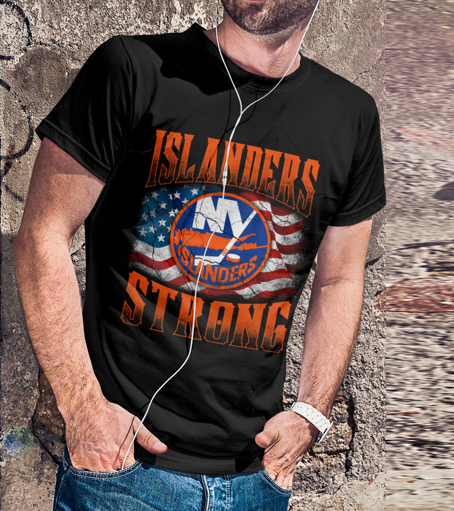 Islanders Strong Ny Islandersflag T-Shirt