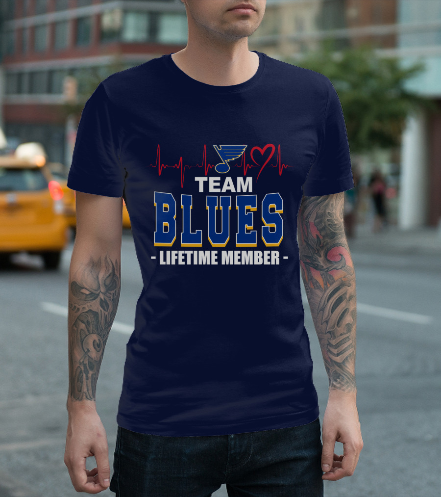 Team Blues Lifetime Member St. Louis Blues T-Shirt