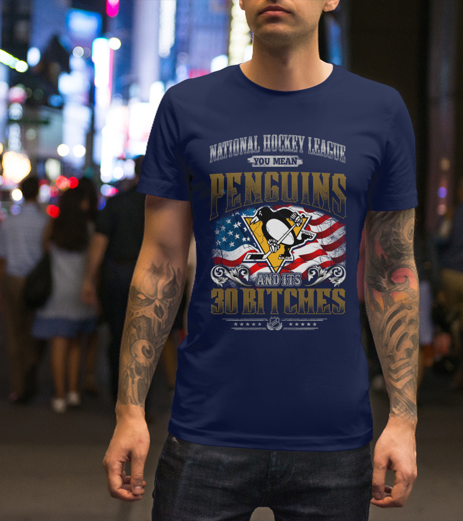 National Hockey League You Mean Penguins And Its 30 Bitches T-Shirt