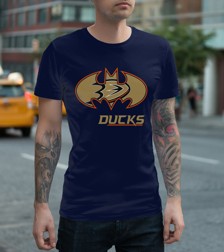 Anaheim Ducks Batman T-Shirt