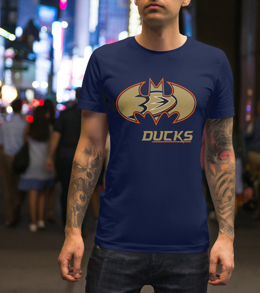 Anaheim Ducks Batman T-Shirt