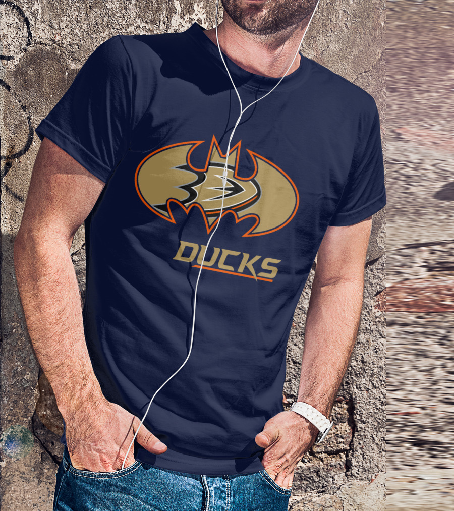Anaheim Ducks Batman T-Shirt