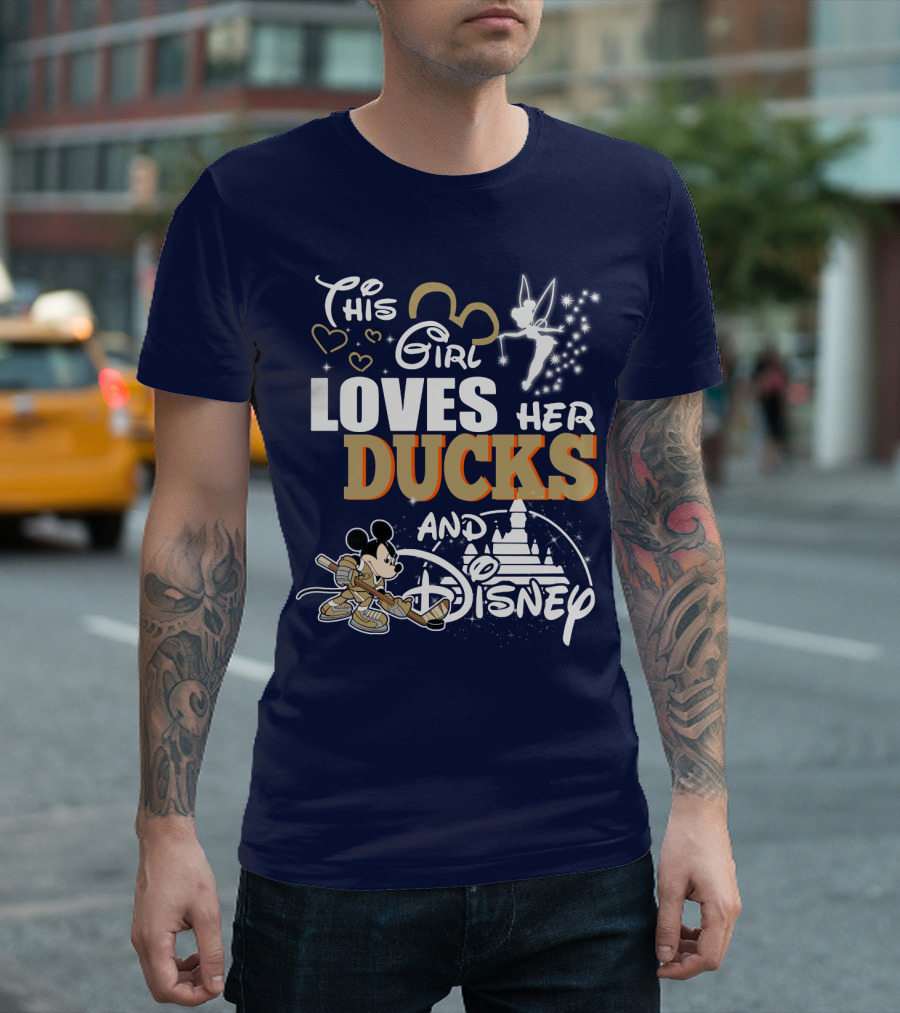 This Girl Loves Her Ducks And Disney T-Shirt